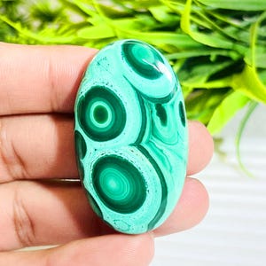 Natural Top Quality Malachite Gemstone Loose Cabochon Smooth Malachite Gemstone For Jewelry Making Beautiful Top Grade Malachite Gemstone.