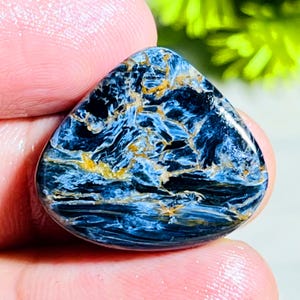 Natural Pietersite Gemstone Top Quality Designer Fire Play Rare Pietersite DIY-ART-CRAFTS  Pear Pendant Necklace Gemstone For Jewelry Making