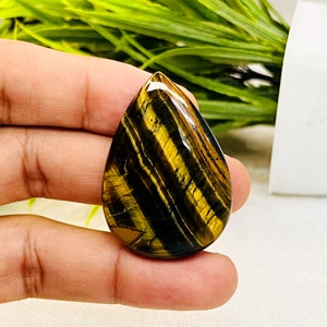 Natural Multi Tiger Eye Gemstone Top Multi Tiger Eye Cabochon Pear Handmade Tiger Eye With Rare quality Changing Shade & Making for jewelry.