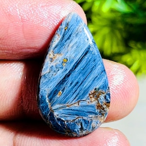 Natural Pietersite Gemstone Top Quality Designer Fire Play Rare Pietersite DIY-ART-CRAFTS  Pear Pendant Necklace Gemstone For Jewelry Making