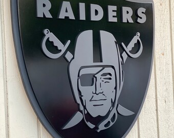 Raiders Blacked Out Led Sign - Etsy