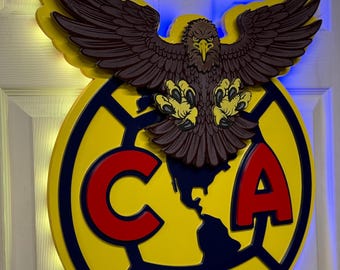 Aguilas del America 3D Sign