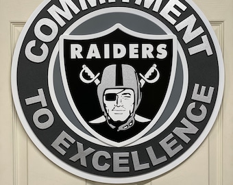 Raider’s commitment to Excellence 3D sign