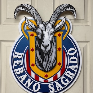 Chivas de Guadalajara con cartel de Cabeza de Chivo