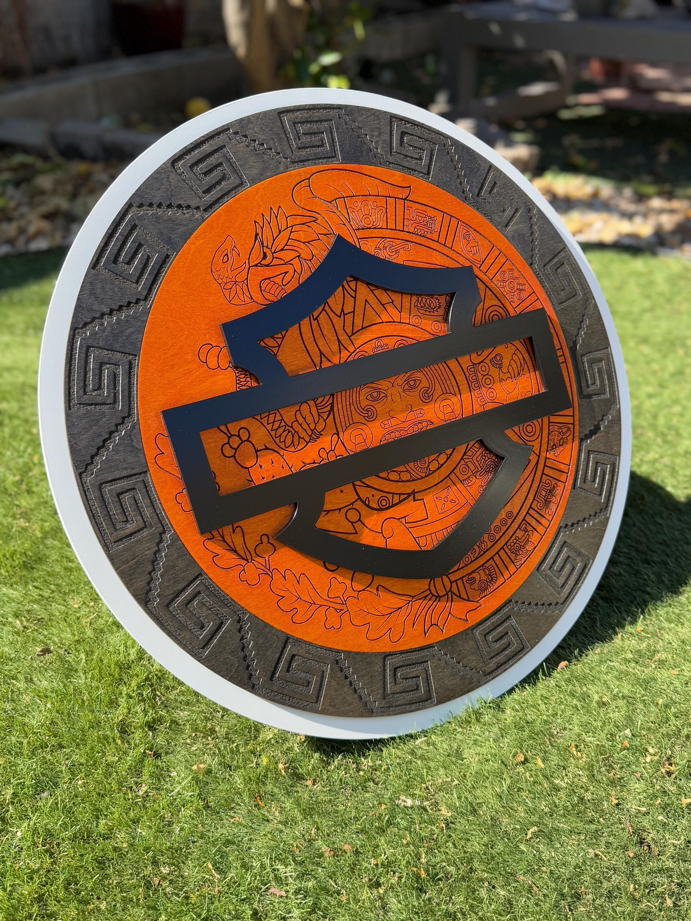 Harley Davidson Aztec Cal/eagle Sign - Etsy