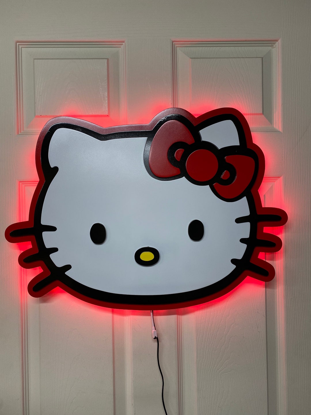 Hello Kitty Led Sign - Etsy