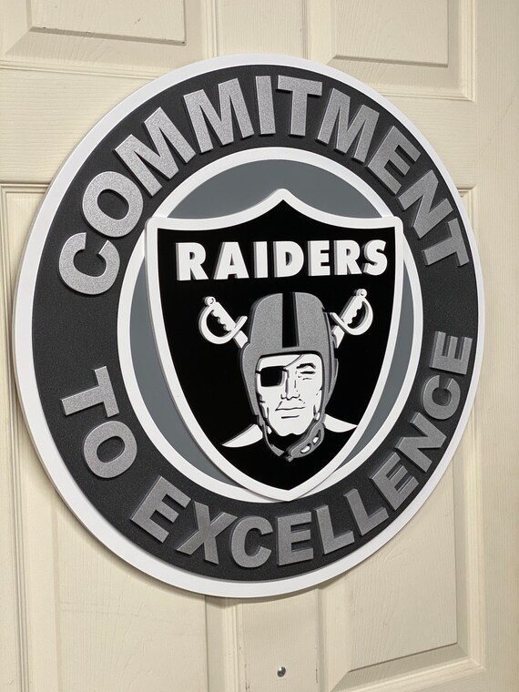 Raider's Commitment to Excellence 3D Sign - Etsy