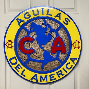 Club América with Aztec calendar