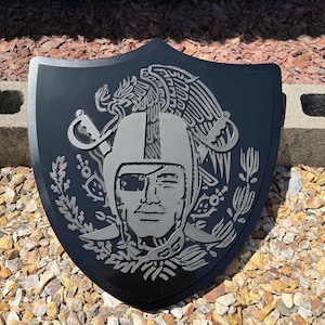 Raiders/Eagle Blacked out sign