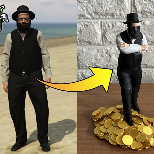 Je ferai une figurine de votre personnage Gta Online | impression en 3D