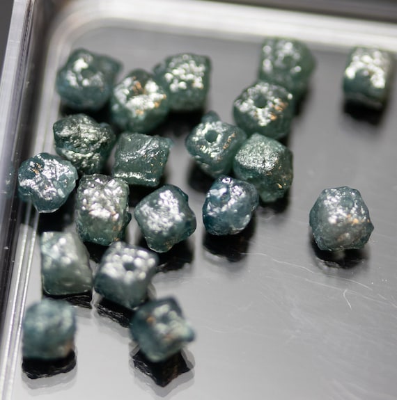 Diamant Brut Bleu Naturel De 2,12 Carats - Non Taillé, Provenance Afrique Du Sud, Neuf Sans Emballage
