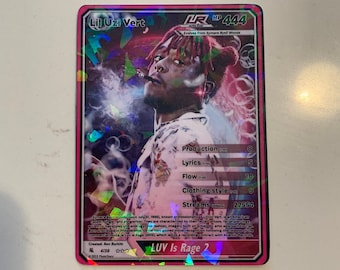 Lil Uzi Vert Rapper Custom Trading Card 300 GSM 4 Of 30
