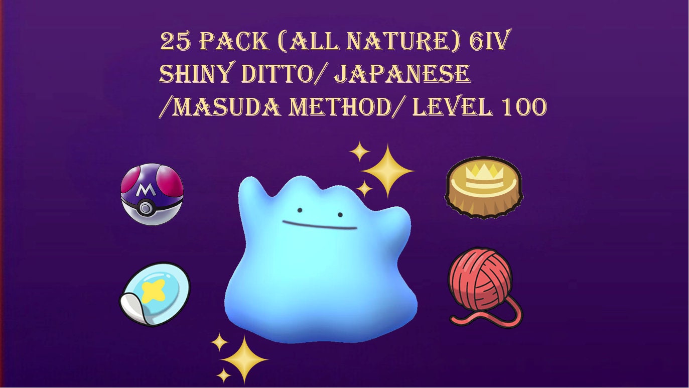 Shiny Ditto For Pokemon Scarlet / Violet ! (JPN, 6IV) for Sale in  Westerville, OH - OfferUp