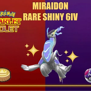 Miraidon - SHINY 6IV POKEMON SCARLET AND VIOLET ✨