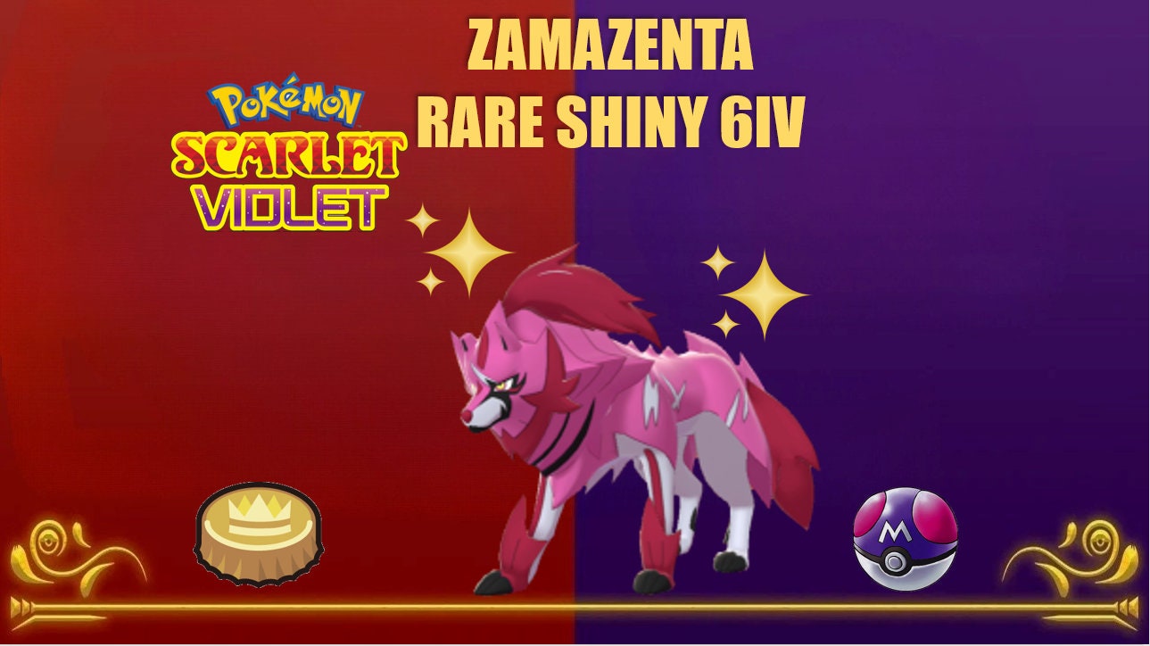 6IV Ultra Shiny Zamazenta Crowned Shield Form Pokemon Sword and Shield