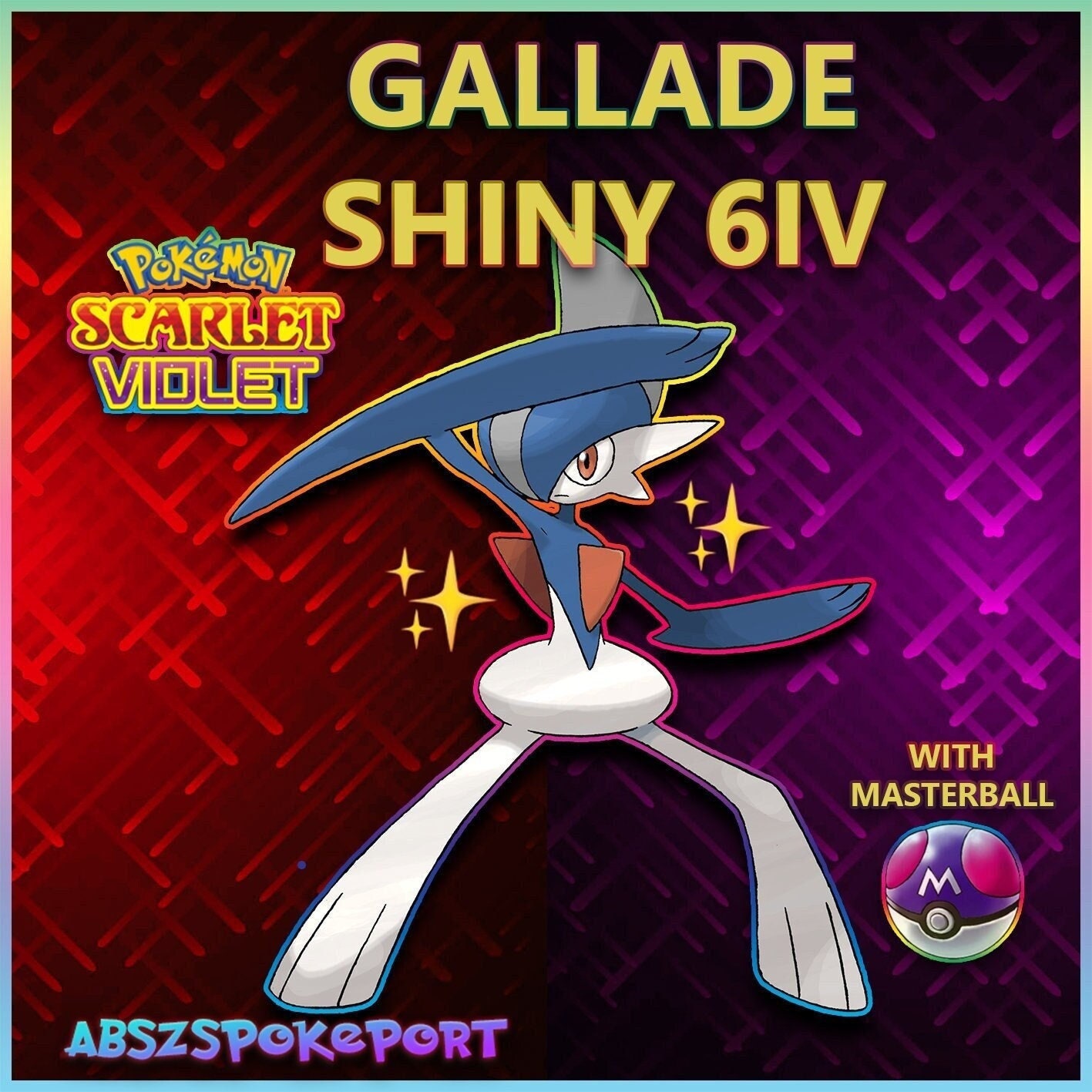 Shiny Ralts/Gardevoir/Gallade 6IV - X/Y OR/AS S/M US/UM Sword/Shield