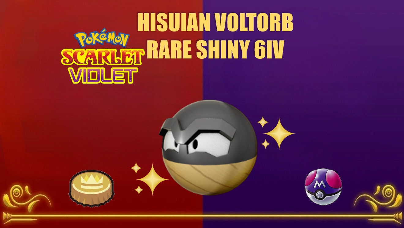 Voltorb Hisuian Shiny 6IV // Pokemon Scarlet & Violet // EV -  Hong Kong