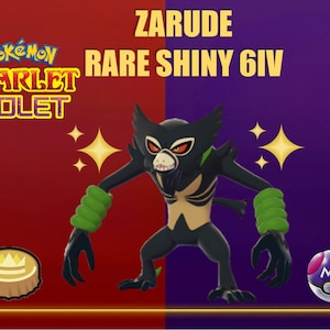 ZARUDE Dada Scarf Form EVENT Mythical // Pokemon Sword and 