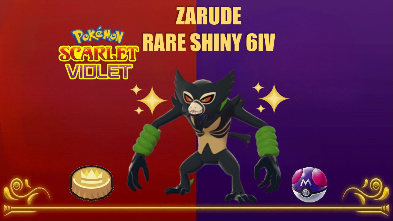 NORMAL ZARUDE POGO | Pokémon Go to Home Transfer | Authentic (Custom O.T)