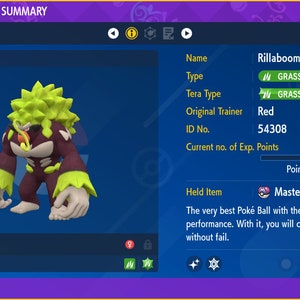 thumbnail image 2 of Pokemon Scarlet/Violet: Raging Bolt – Lv.100, 6IV, Modest Nature, Master Ball – Fast Trade! 2 of 3