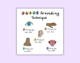 5-4-3-2-1 Grounding Technique - Digital Download