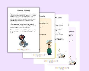 Nightmare Rescripting Worksheet (Trauma therapy)