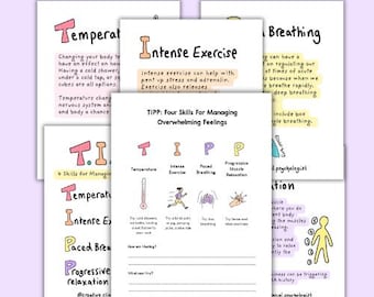 DBT TIPP worksheet and images to print