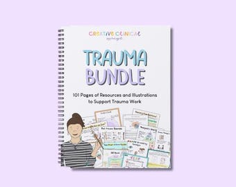 Trauma Bundle of 101 Illustrations and Worksheets
