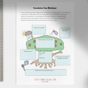 Formulation Tree Worksheet, Images and Professional Guidance Sheet - Etsy