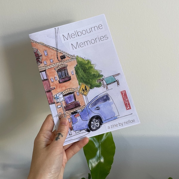 Melbourne Memories zine | nostalgic urban sketching