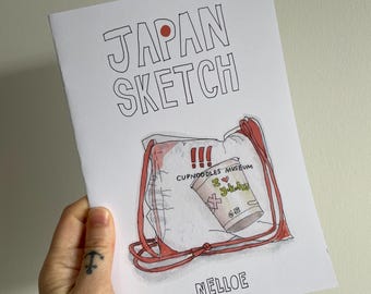 Zine Japan Sketch | esboço urbano no Japão