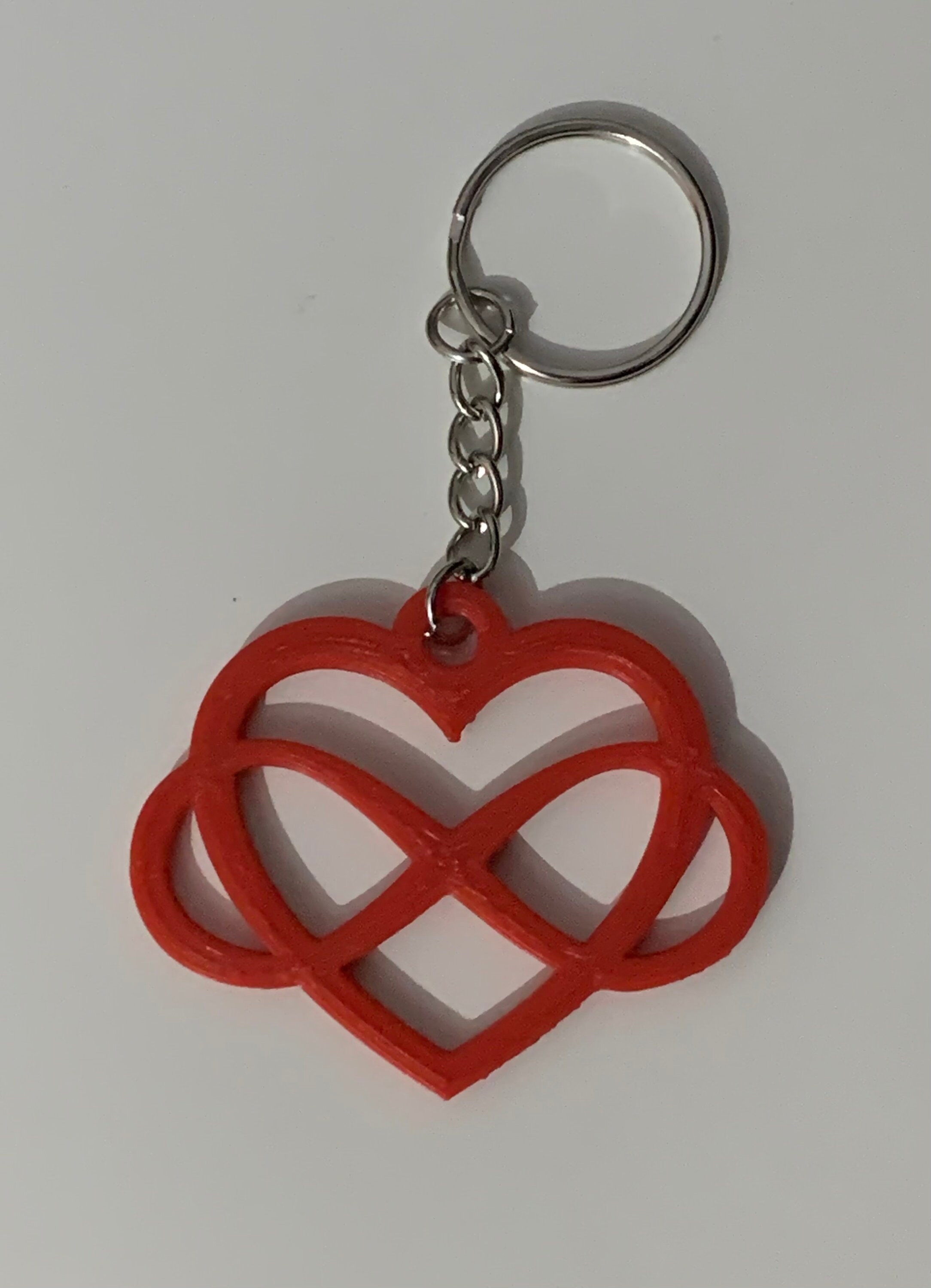 Silver Memorial Heart Keyring • In Remembrance By MW Studio - Foto 5