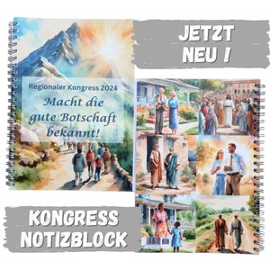 Kongressblock 2024, JW Block, JW Geschenk, Pionier, Pioschule, Kongress, Macht die gute Botschaft bekannt