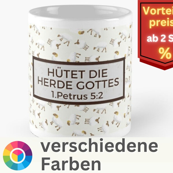 Tasse für Älteste, JW Tasse, Versammlung, verschiedene Farben, sparen ab 2 Stück