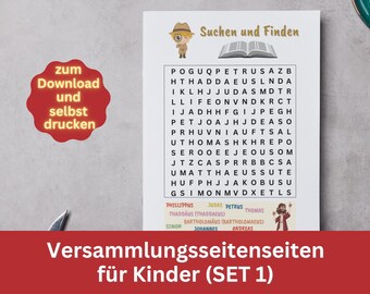 Versammlungsseiten für Kinder SET 1