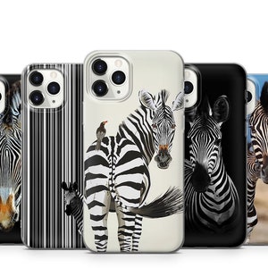 Coque de téléphone zèbre, étui pour iPhone 15 14 13 12 11 X Xs Xr Se2022 Samsung S23 S22 S21 S20 S10 A13 A31 A51 A52 A53 A71 note 20 Ultra