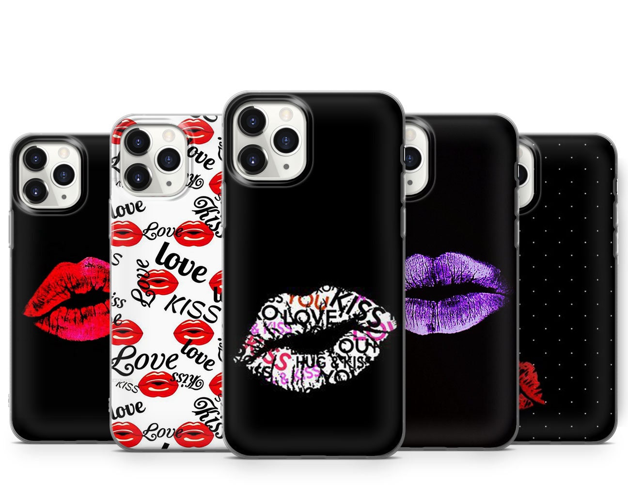 Fashion Square Phone Cover Colorful Red Lips Lipstick Flower Case For iphone  15 PRO 14 PRO MAX 13 PRO 11 12 PRO MAX XS XR X 7 8 - AliExpress