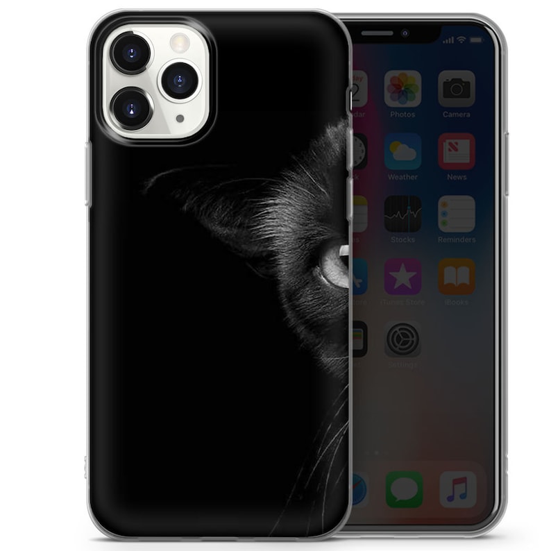 Black Cat Heart Attack Snap case for iPhone®