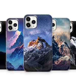 Coque de téléphone de montagne, étui pour iPhone 15 14 13 12 11 X Xs Xr Se2022 Samsung S23 S22 S21 S20 S10 A13 A31 A51 A52 A53 A71 note 20 Ultra
