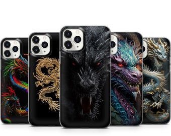 Dragón 2024 funda de teléfono para iPhone 15 14 13 12 11 X Xs Xr Se2022 Samsung S23 S22 S21 S20 S10 A13 A31 A51 A52 A53 A71 Note20 Ultra