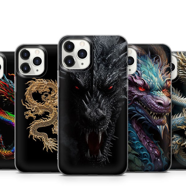 Dragon 2024 Phone Case für iPhone 15 14 13 12 11 X Xs Xr Se2022 Samsung S23 S22 S21 S20 S10 A13 A31 A51 A52 A53 A71 Note20 Ultra