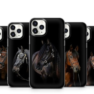 Custodia per telefono cavalli per iPhone 15 14 13 12 11 X Xs Xr Se2022 Samsung S23 S22 S21 S20 S10 A13 A31 A51 A52 A53 A71 Note20 Ultra