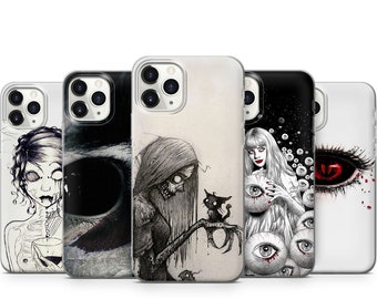 Horor Phone Case For iPhone 15 14 13 12 11 X Xs Xr Se2022 Samsung S23 S22 S21 S20 S10 A13 A31 A51 A52 A53 A71 Note20 Ultra