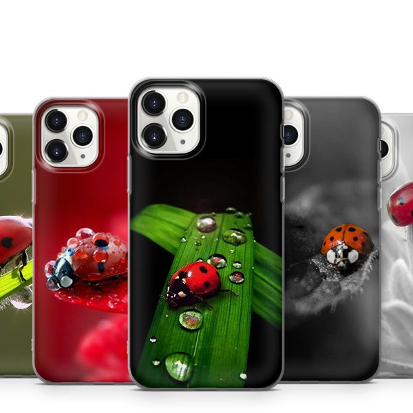 Ladybug Phone Case For iPhone 15 14 13 12 11 X Xs Xr Se2022 Samsung S23 S22 S21 S20 S10 A13 A31 A51 A52 A53 A71 Note20 Ultra