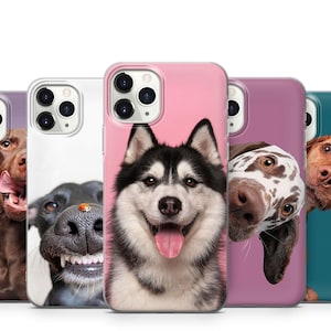 Funda de teléfono de perros para iPhone 15 14 13 12 11 X Xs Xr Se2022 Samsung S23 S22 S21 S20 S10 A13 A31 A51 A52 A53 A71 Note20 Ultra