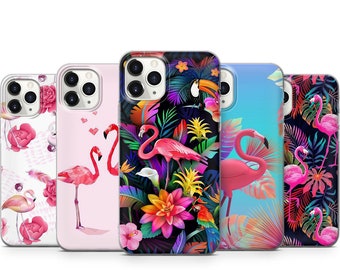 Flamingo Phone Case For iPhone 15 14 13 12 11 X Xs Xr Se2022 Samsung S23 S22 S21 S20 S10 A13 A31 A51 A52 A53 A71 Note20 Ultra