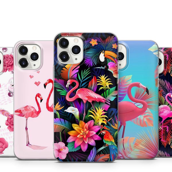 Flamingo Phone Case For iPhone 15 14 13 12 11 X Xs Xr Se2022 Samsung S23 S22 S21 S20 S10 A13 A31 A51 A52 A53 A71 Note20 Ultra