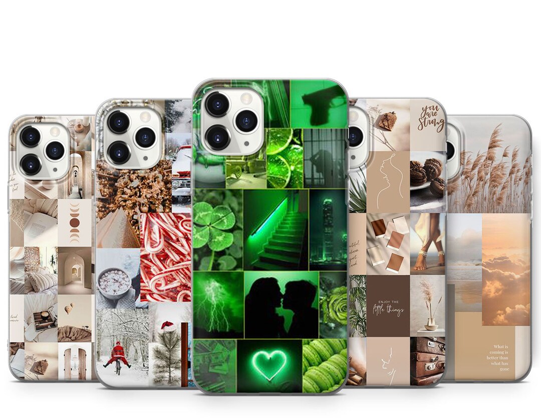Collage Phone Case for iPhone 16 15 14 13 12 11 X Xs Xr Se2022 Samsung ...