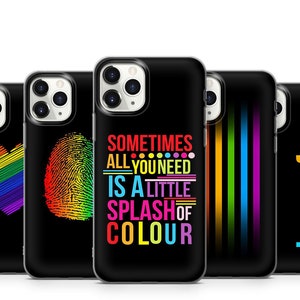 Rainbow Colors texture Phone Case For iPhone 15 14 13 12 11 X Xs Xr Se2022 Samsung S23 S22 S21 S20 S10 A13 A31 A51 A52 A53 A71 Note20 Ultra