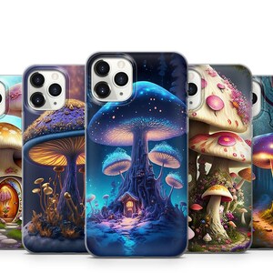 Mushrooms Phone Case For iPhone 15 14 13 12 11 X Xs Xr Se2022 Samsung S23 S22 S21 S20 S10 A13 A31 A51 A52 A53 A71 Note20 Ultra